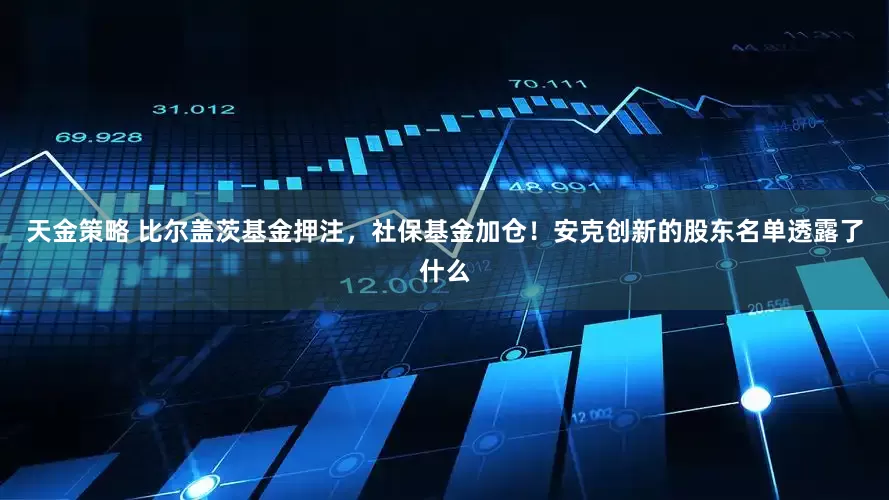 天金策略 比尔盖茨基金押注，社保基金加仓！安克创新的股东名单透露了什么